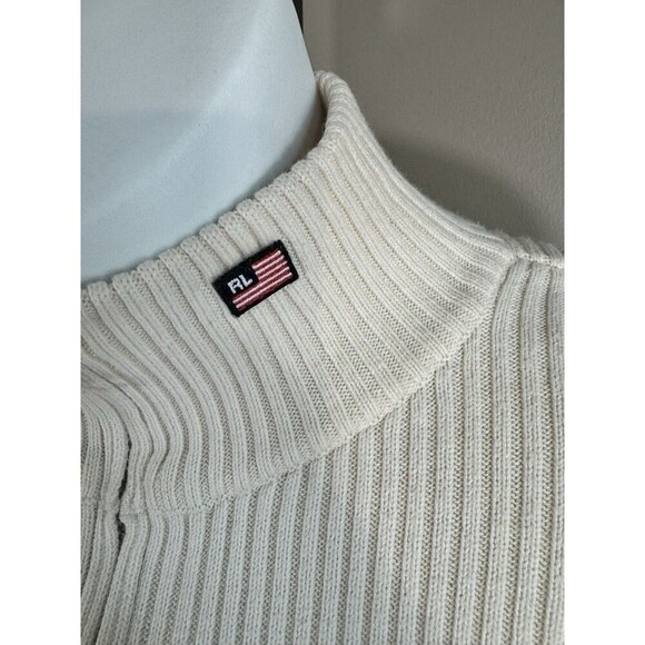 Polo Jeans Ralph Lauren preppy Tight Knit Full Zip Colorblock Small Pink Jacket - Picture 2 of 7